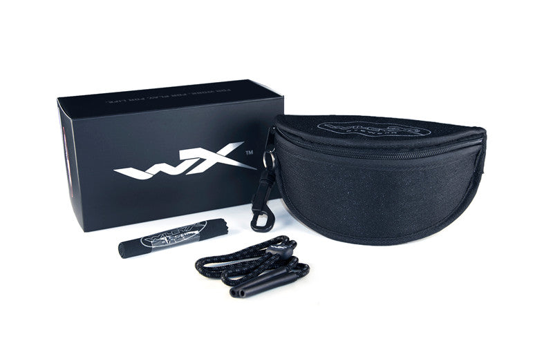 Wiley X Vapor 2.5 Protective Eyewear with Interchangeable Lenses, Black