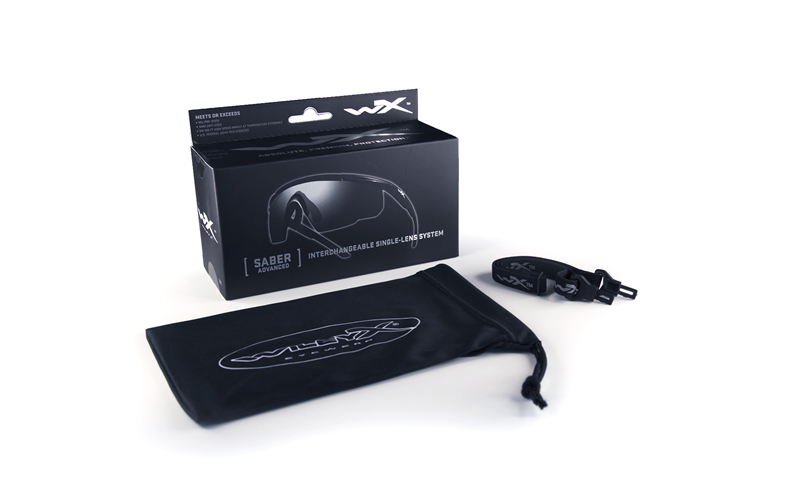 Wiley X Saber Advanced Protective Glasses, Clear