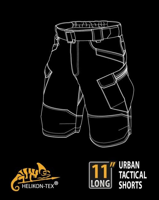 Helikon-Tex Urban Tactical Rip-Stop 11" Shorts, Jungle Green