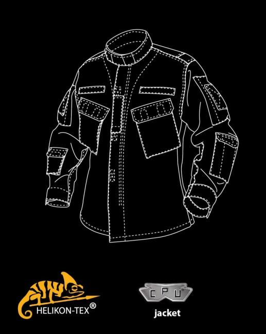 Helikon-Tex Rip-Stop CPU Shirt Polycotton Black