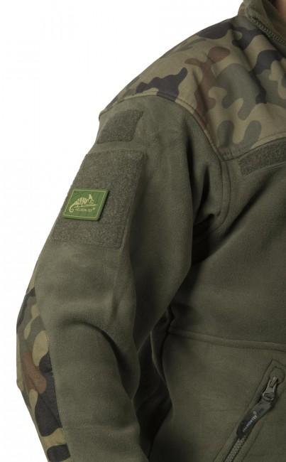 Helikon-Tex Infantry Fleece Jacket, Olive/Woodland, 330g/m2