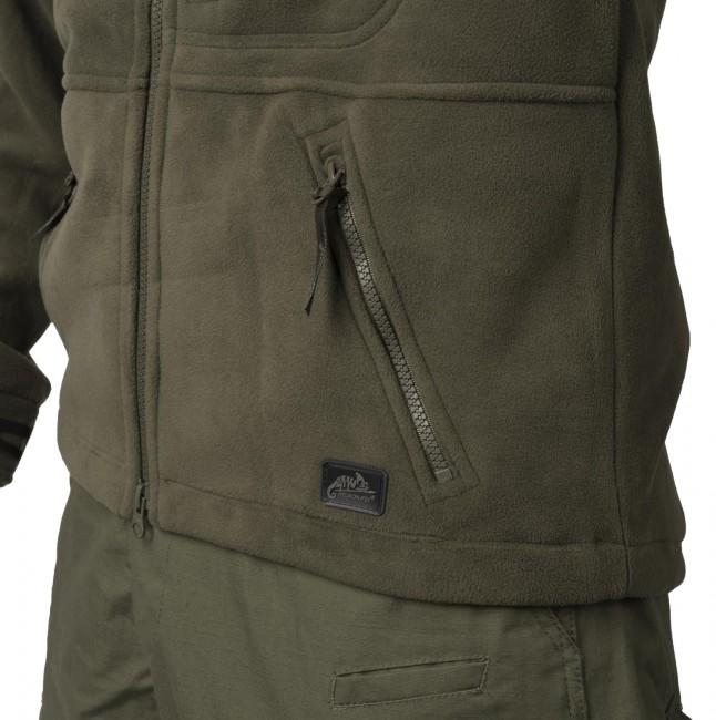 Helikon-Tex Infantry Fleece Jacket, Olive/Woodland, 330g/m2