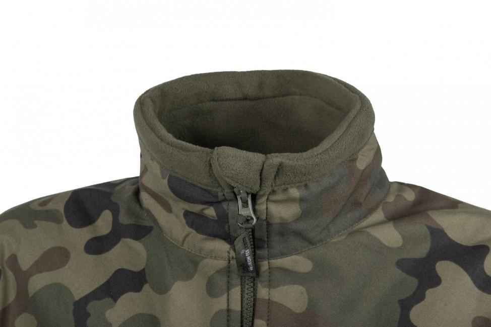 Helikon-Tex Infantry Fleece Jacket, Olive/Woodland, 330g/m2