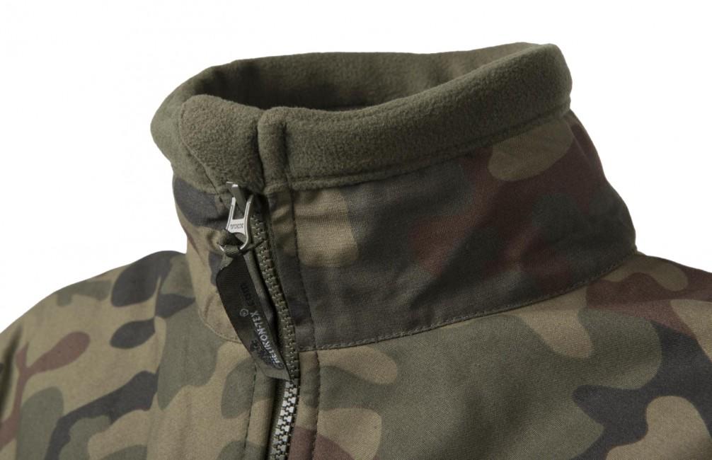 Helikon-Tex Infantry Fleece Jacket, Olive/Woodland, 330g/m2