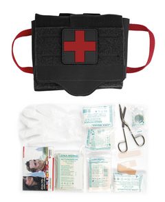 Mil-Tec IFAK Quick Draw 25-piece first aid kit, black