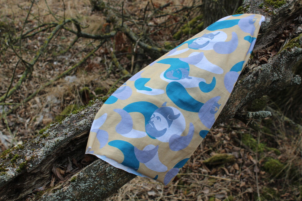 WARAGOD Värme Multifunctional Neck Gaiter, Sand Horn Camo