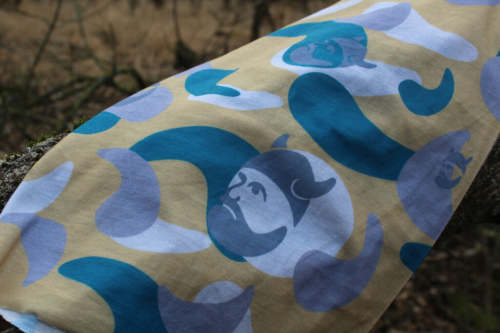 WARAGOD Värme Multifunctional Neck Gaiter, Sand Horn Camo