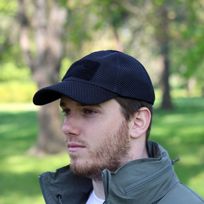 Helikon-Tex Mesh taktická sieťová šiltovka, čierna