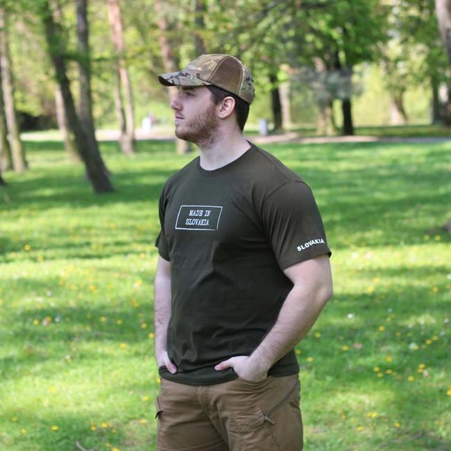 DRAGOWA Short Sleeve Lovu Zdar T-Shirt 160 g/m², Olive
