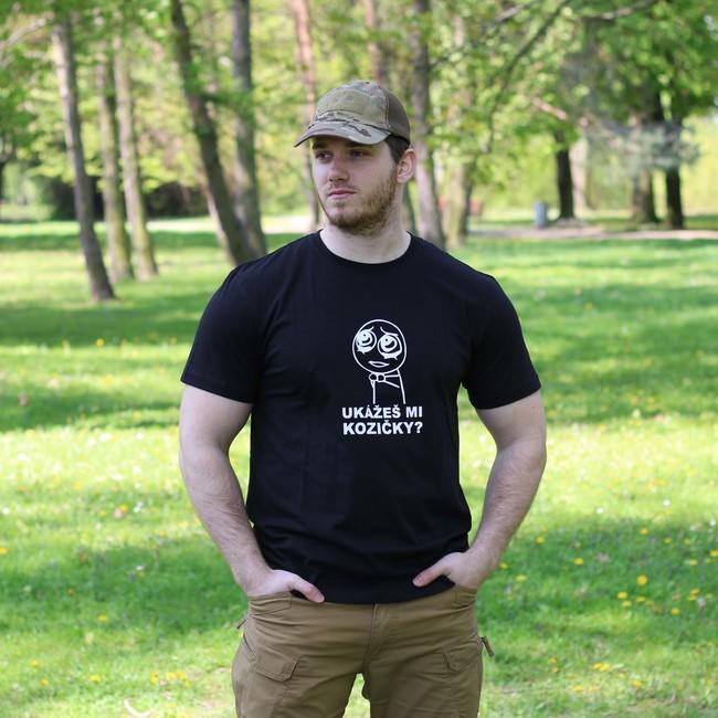 DRAGOWA T-Shirt Short "Show Me Your Goats" 160g/m2, Black
