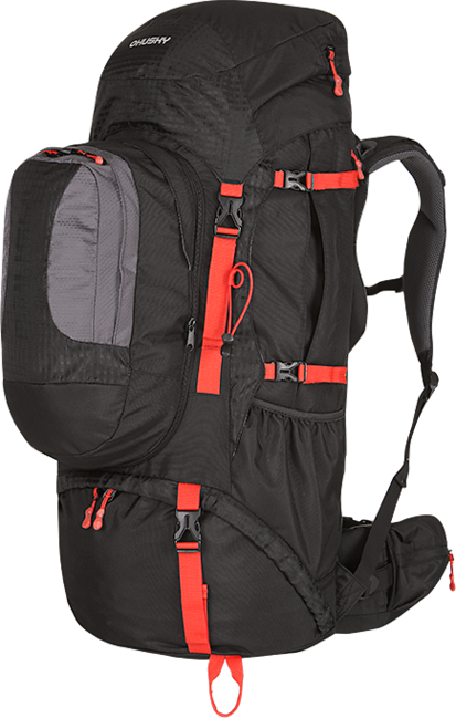 HUSKY Samount Expedition Backpack 60+10L, Black