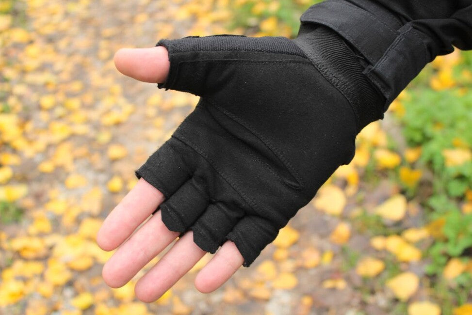Pentagon Duty Mechanic 1/2 Fingerless Gloves, Coyote
