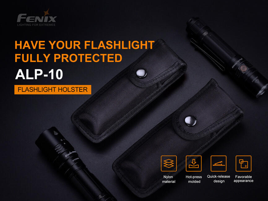 Fenix ALP-10 Flashlight Holster, Black
