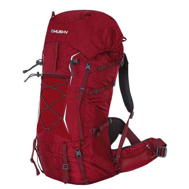 HUSKY Ultralight Ribon 60L Backpack, Burgundy
