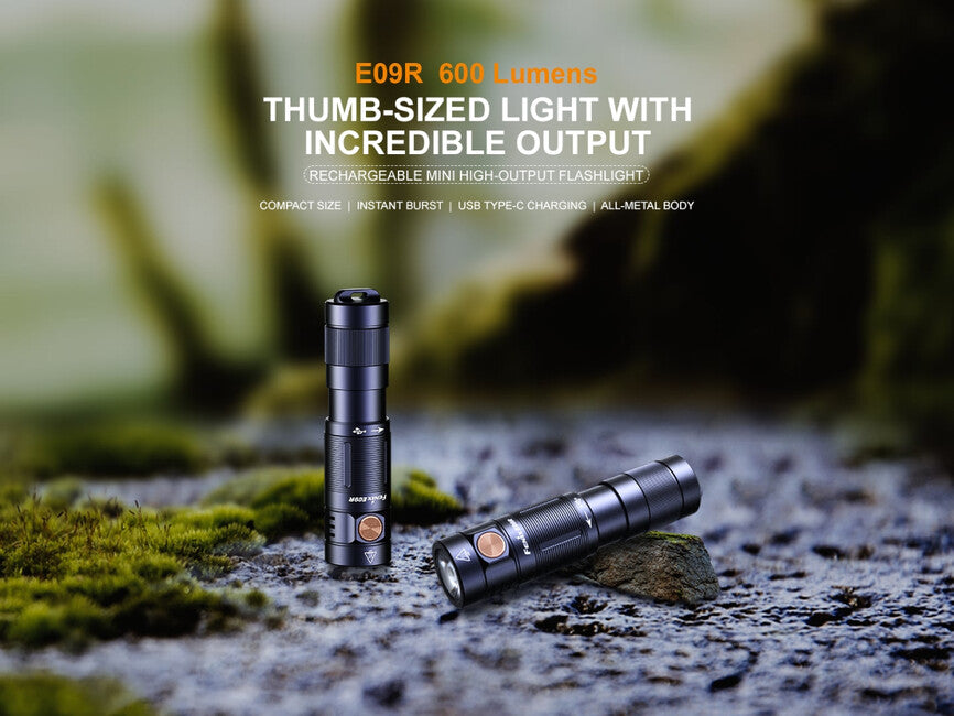 Fenix E09R Rechargeable Flashlight