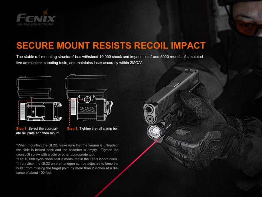 Fenix GL22 Tactical Flashlight