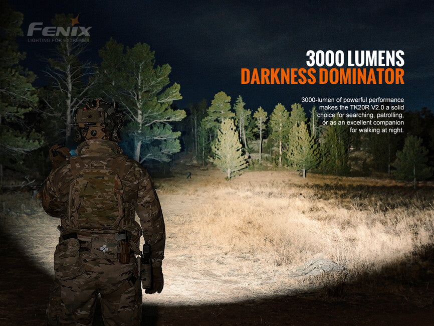 Fenix TK20R V2.0 Tactical Rechargeable Flashlight
