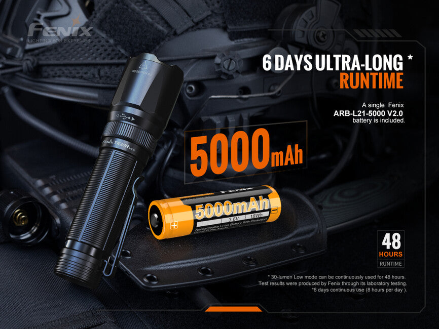 Fenix TK20R V2.0 Tactical Rechargeable Flashlight