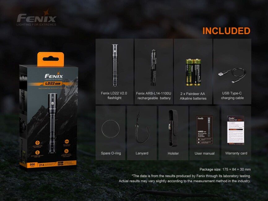Fenix LD22 V2.0 LED Flashlight