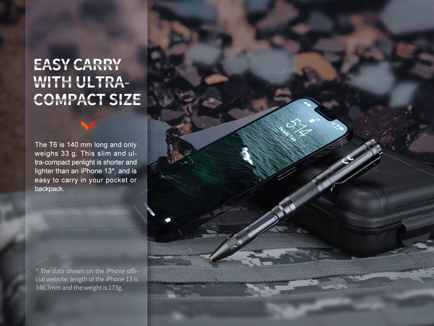 Fenix Tactical Pen T6, Black
