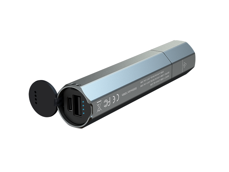 Fenix E-CP Powerbank with Flashlight, Black