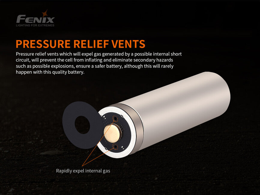 Fenix Rechargeable Battery 21700 5000 mAh, Li-Ion