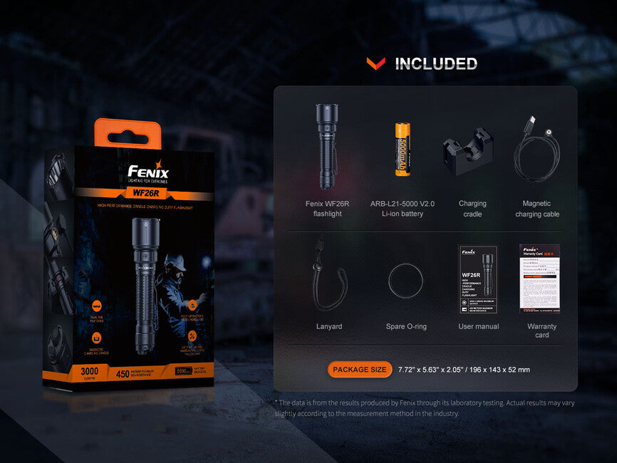 Fenix WF26R Rechargeable Tactical Flashlight