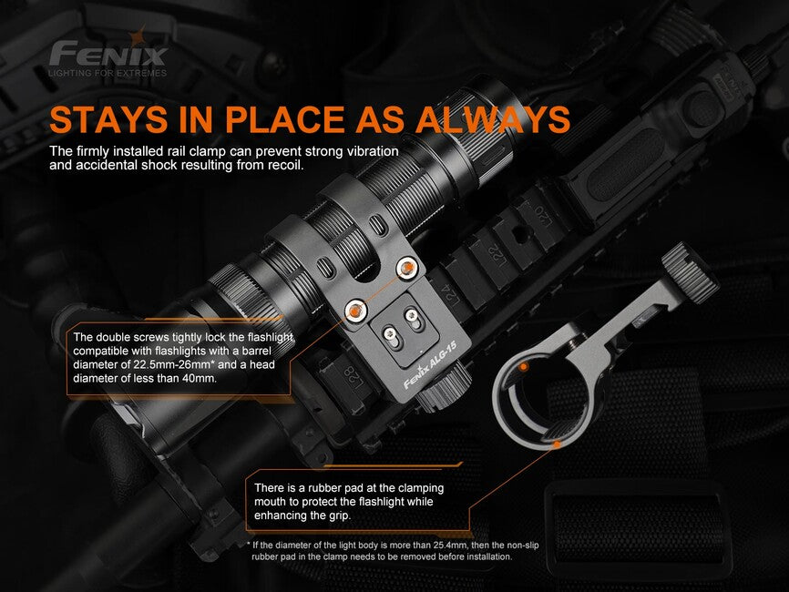 Fenix ALG-15 Tactical Light Side Mount
