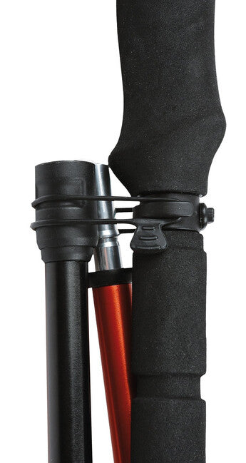 HUSKY Scrod Trekking Poles, Black/Orange