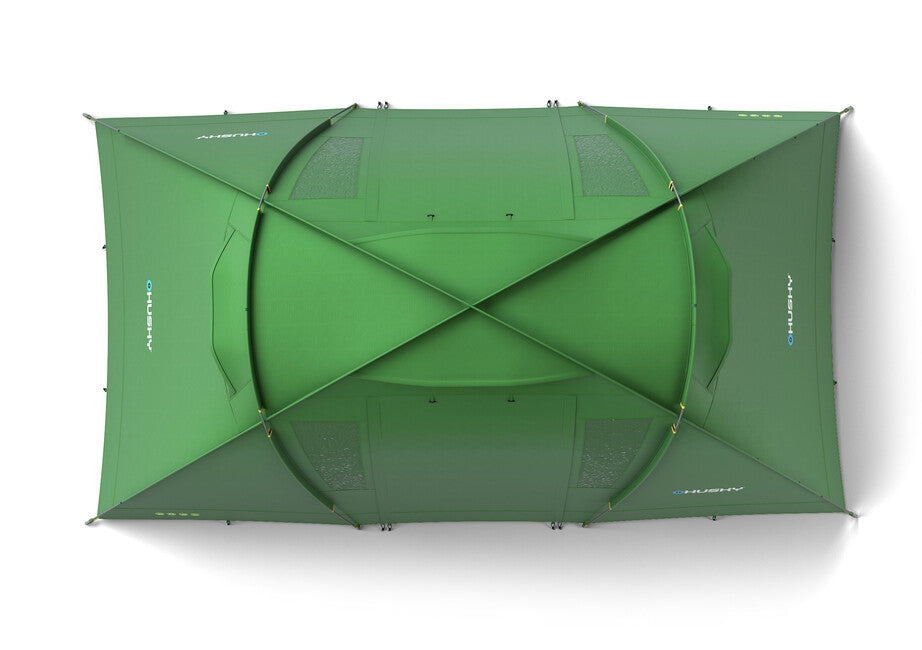HUSKY Family Brime 4-6 Dural Tent, Green
