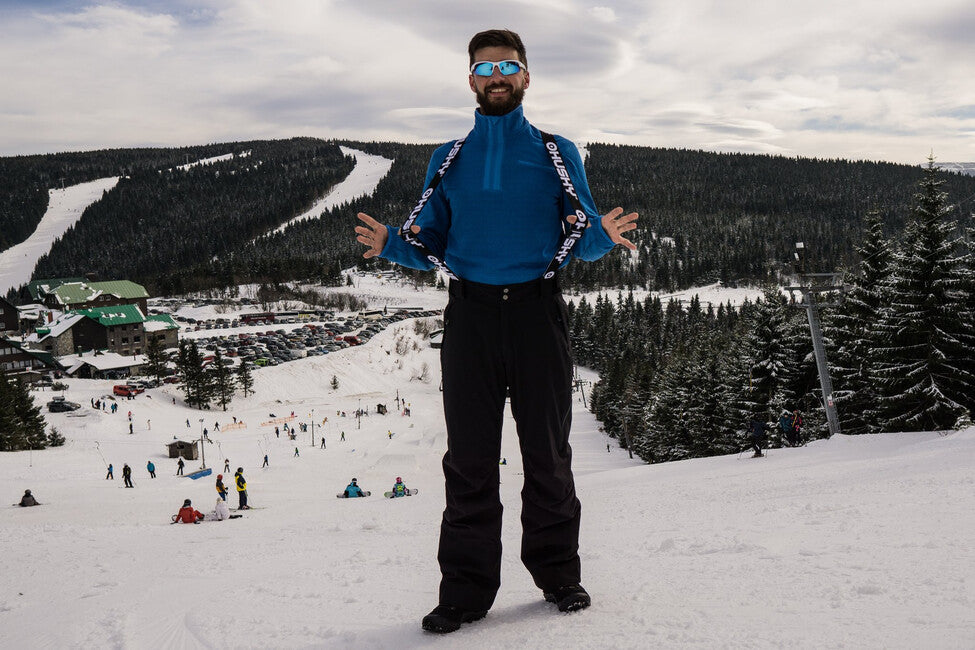 HUSKY Mitaly M Men's Ski Pants, Navy Blue