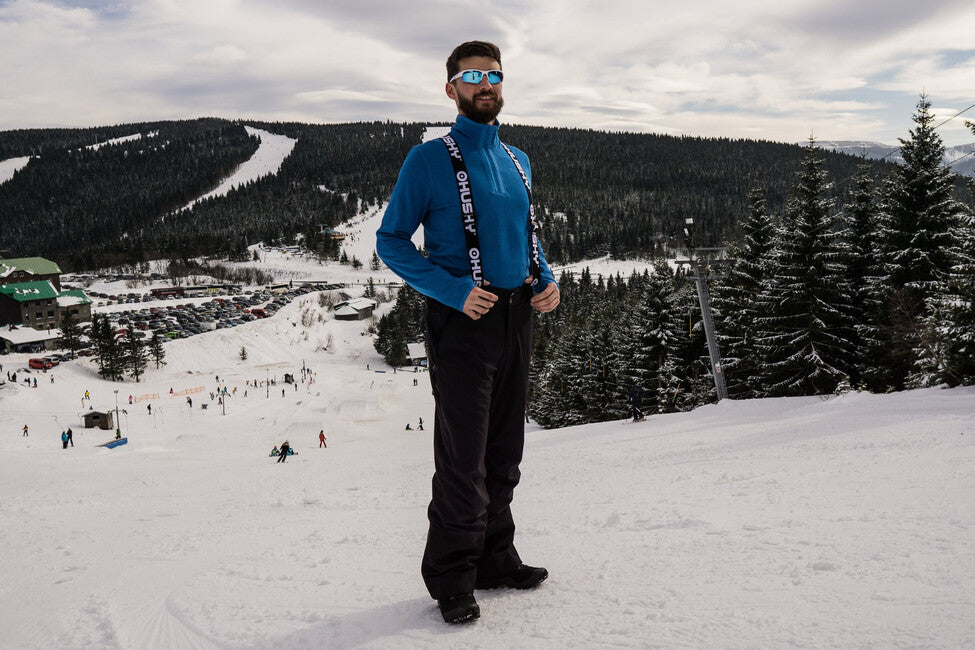 HUSKY Mitaly M Men's Ski Pants, Navy Blue