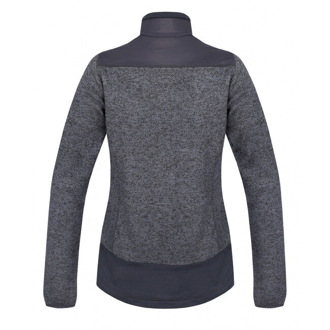 HUSKY Alan women's fleece zip sweater, dark grey