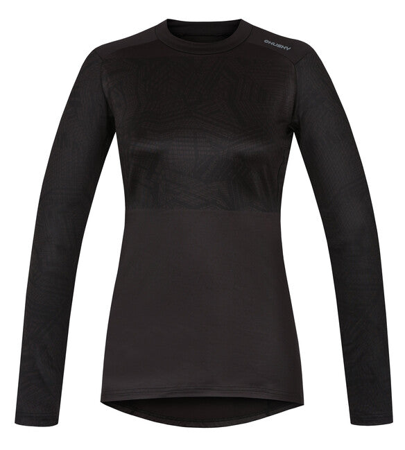 HUSKY Active Winter Thermal Shirt Women's Long Sleeve, Black