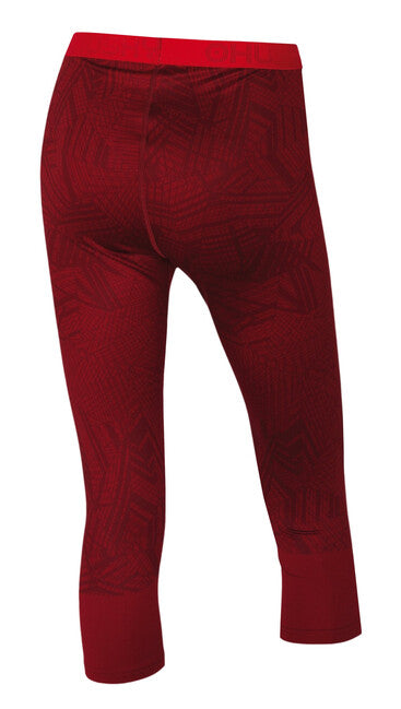 HUSKY Winter Active Women's Thermal Pants 3/4 Dark Terracotta