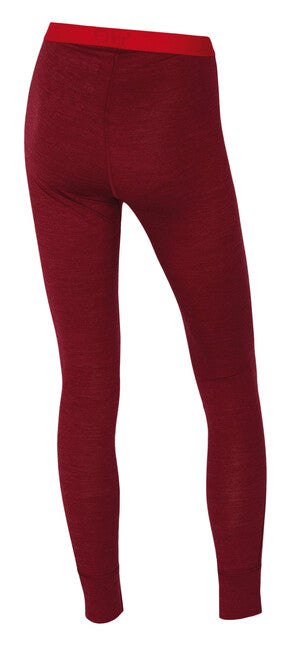 HUSKY Merino Thermal Women's Pants, Dark Brick Red