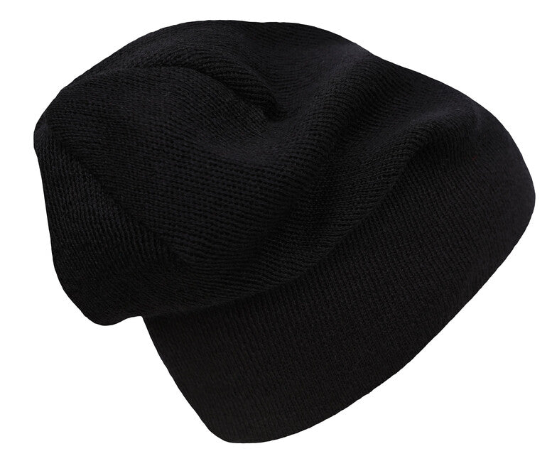 HUSKY Merhat 2 moška merino kapa, črna