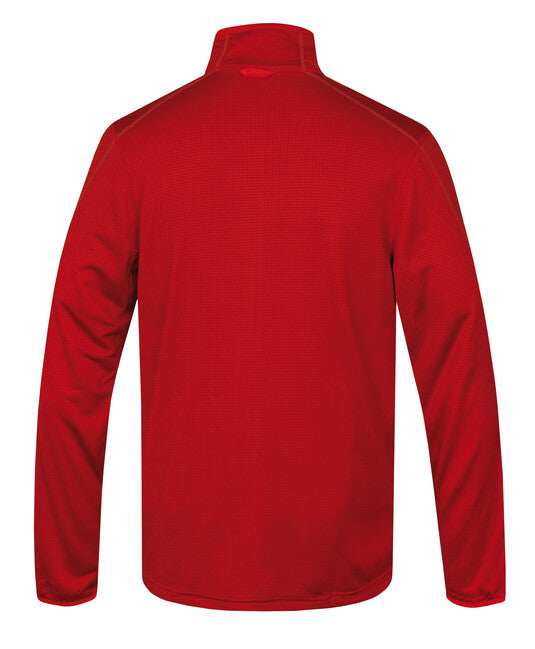 HUSKY Arctic Zip Men's Fleece Hoodie, Red/Light Brick