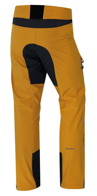 HUSKY Keson Men's Softshell Pants, Mustard, M