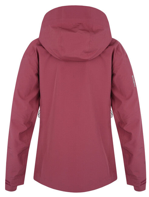 HUSKY Nakron women's outdoor jacket, dark burgundy