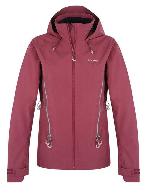 HUSKY Nakron women's outdoor jacket, dark burgundy