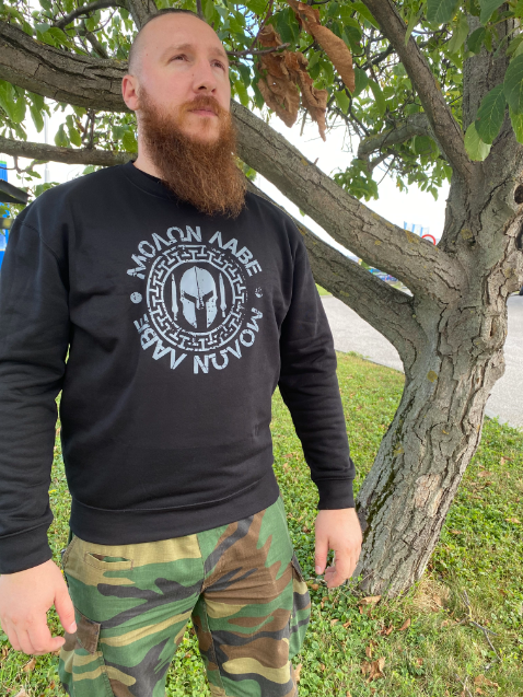DRAGOWA Molon Labe Men's Hoodie