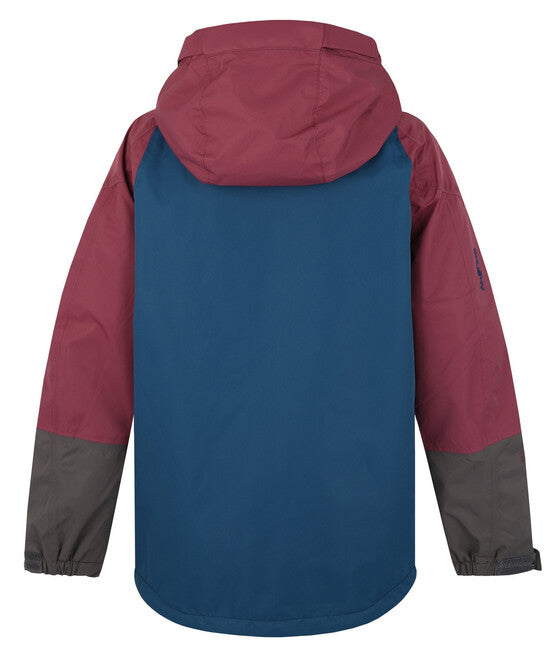 HUSKY Nicker K Hardshell Jacket, Dark Burgundy/Navy Blue