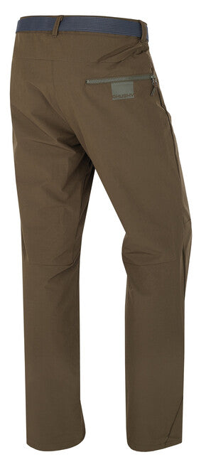 HUSKY Koby men's outdoor trousers, dark khaki