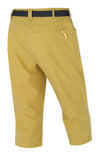 HUSKY Women's 3/4 Pants Klery L, Yellow-Green