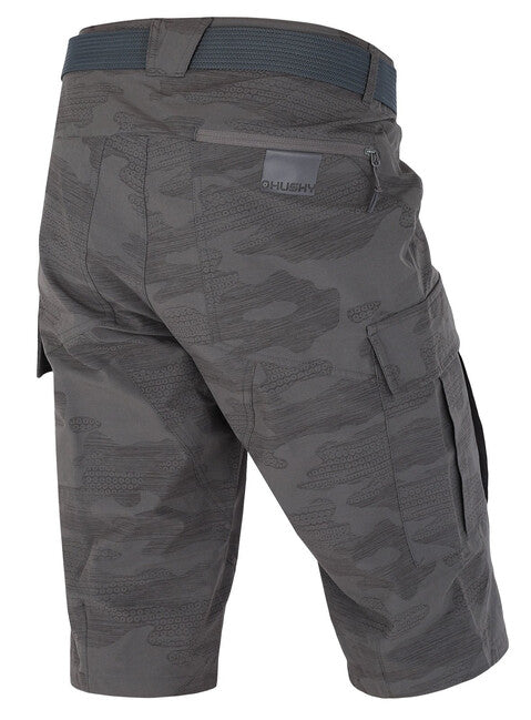HUSKY Kalfer men's functional shorts, dark stone