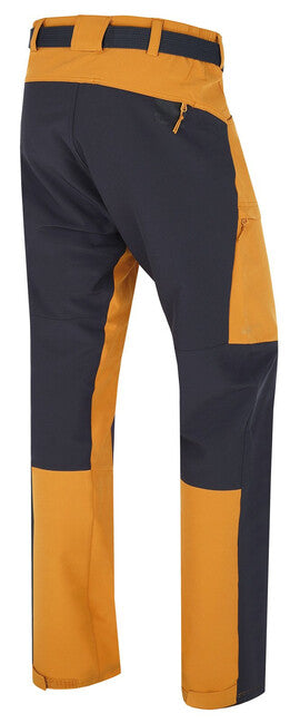 HUSKY Keiry M men's outdoor trousers, mustard