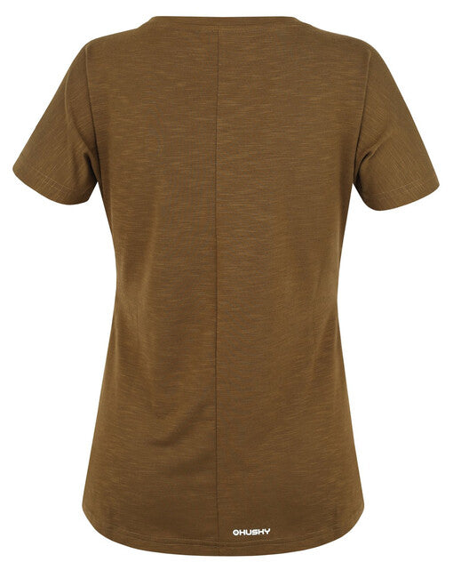 HUSKY Women's Functional T-Shirt Tingl, Dark Khaki, L