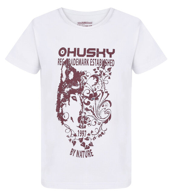 HUSKY Detské funkčné tričko Tash K biela