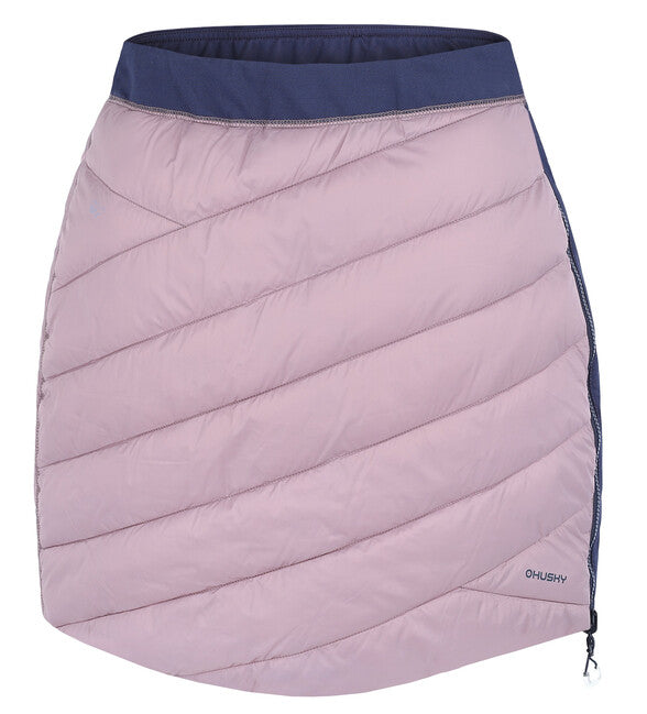 Husky Women's Reversible Winter Skirt Freez, Burgundy/Navy Blue